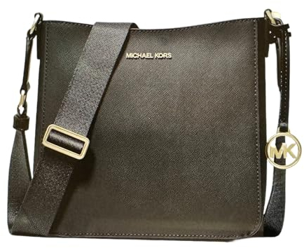 Michael Kors Kleine Umhängetasche aus Leder, Schwarz