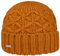 Seeberger Annelie Beanie Mütze mit Manschette Damen/Herren -, Orange/Abendrot im Zickzackmuster (Sunset Chevron), 6.75-7.5