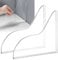 KBCYRT 2Pack Shower Splash Guard, Sink Splash Guard, Splash Guards, Bath Splash Guard, for Bathtub Splash Guard Removable, Bathtub Water Splash Guards Corner Guards to Keep Water in Shower Bath