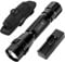 UltraFire LED Taschenlampe mit Holster, 1000 Lumen Single Modus Taktische Taschenlampe mit Batterie und Ladegerät, Wasserdichte Kleine Taschenlampe, T1