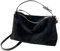 Macayda Handtasche Damen Mittelgroß Umhängetasche Wildleder Crossbody Bag mit Abnehmbar Schulterriemen Schultertasche Damen (Schwarz)