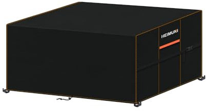 HEIMUNI Housse Salon de Jardin, 130x80x80cm Bâche Table de Jardin 420D Oxford Housses pour Mobilier de Jardin Impermeable Bache de Protection Exterieur Table Couverture de Protection Meubles