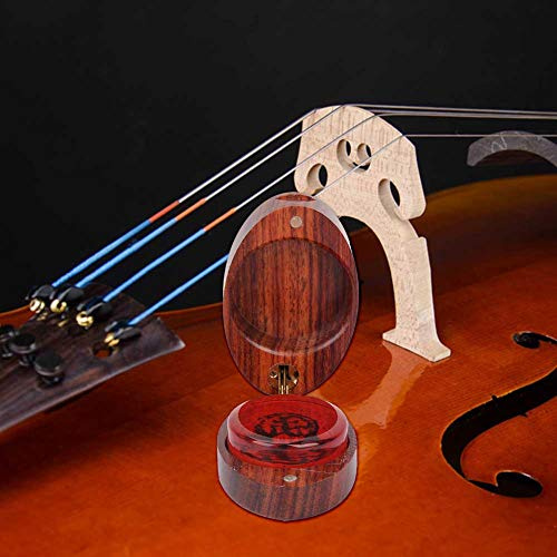 Professionelles Violin-Kolophonium für Bögen, Hochwertiges Violin-, Viola- und Cello-Kolophonium-Set mit Ovalem Holzgehäuse, Musikinstrumenten-Werkzeug – Inklusive