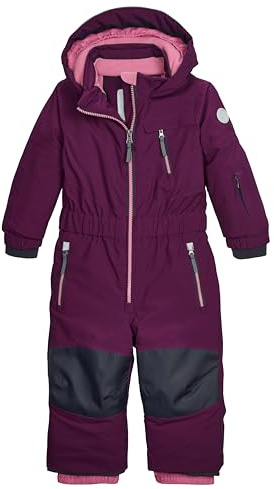 first instinct by killtec FISW 46 MNS ONPC 43399-000 Children's Ski Overall with Hood Plum 134/140