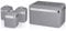 Swan Retro Grey Bread Bin and Tea, Coffee, Sugar Canisters. Matching Retro Design Kitchen Storage Set in Grey