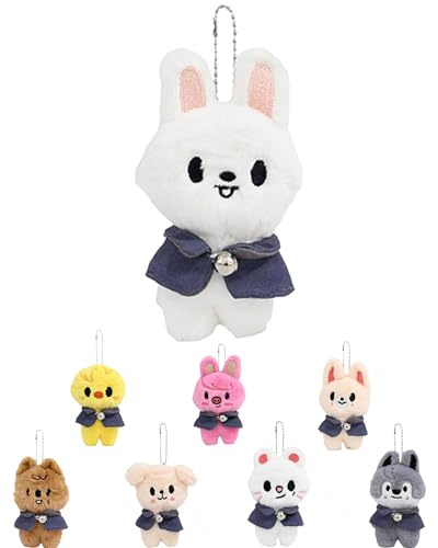 SunAurora Stray-Kids Plüschpuppe, SK-Zoo Schlüsselanhänger 12cm, 'Magic School' Niedlicher Schlüsselanhänger Anhänger, 'ATE' Kuscheltier Sammlerstück