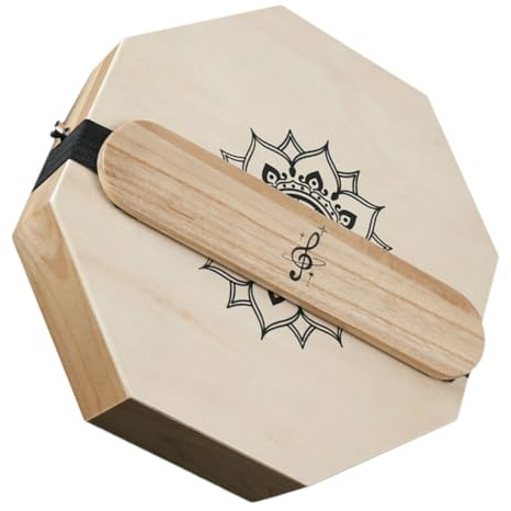 Milisten Cajon Tragbar mit Verstellbarem Gurt Reise-cajon Handklatschtrommel Percussion-box für Anfänger und Profi Musikalisch Leicht und Kompakt