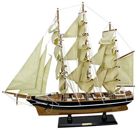 Sea-Club Segelschiff - Cutty Sark Modellschiff Holz 55x50cm