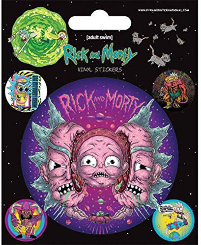 Rick and Morty - Psychedelic Visions, Vinyl-Aufkleber, 10 x 12.5 cm