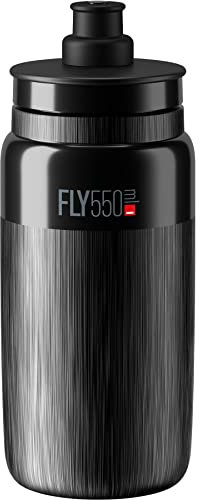 ÉLITE Elite Fly Lightweight Cycling Bottle - Black/Black (550ml)