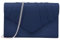 Milisente Damen abendtasche samt plissiert kupplungs-geldbeutel-umschlag-kupplungen Medium Marine