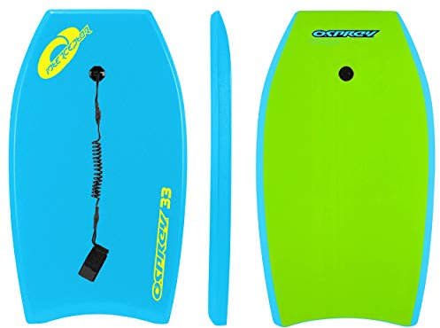 Osprey Interceptor Bodyboard mit Leine, Boogieboard für Kinder und Erwachsene, Unisex, Interceptor, blau, 83,8 cm (33 Zoll)