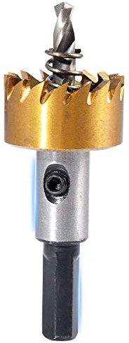 KATUR 25mm HSS - Kit de dents de scie, 3 lames en acier inoxydable, outil de coupe au cobalt pour bois, alliage (25mm)