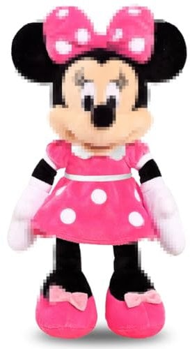 Zaloife Kuscheltier Mouse Rosa, Plüschtier Maus 35 cm, Stofftier Mouse, Plüsch Kissen Puppe Geschenk für Fans Kinder