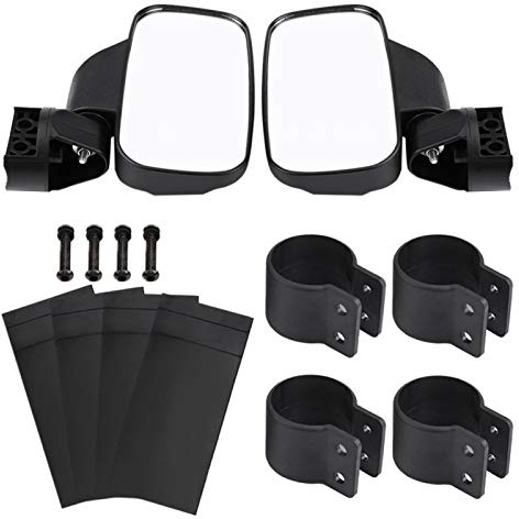 Seitenspiegel Utv Rückspiegel, 1 Paar Motorrad Rückspiegel Seitenspiegel Hoch Durchsichtig Motorrad Rückspiegel Für Utv Polaris Ranger Rzr CanAm Spiegel Ersatz