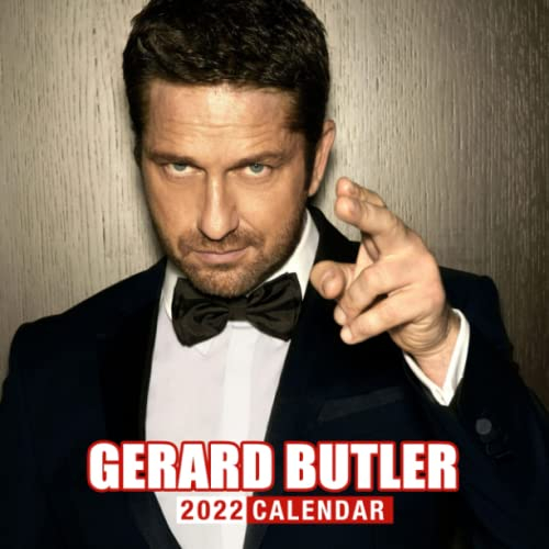 Gerard Butler Calendar 2022: January 2022 - December 2022, 12 Months, Squared Monthly Planner | Kalender Calendario Calendrier | BONUS 4 Months 2023 Sexy Man