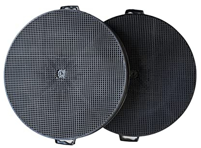 daniplus 2 Kohlefilter Aktivkohlefilter Ø 210mm kompatibel zu WPro FAC539, Siemens Bosch 00353121, Bauknecht 481281718524