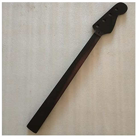 TSTS Fretless Ahorn 20 Fret Bass Stil Bass Gitarre Neck Ersetzen Schwarz DIY Gitarrenhals