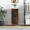 ADWOA Sideboard Flur Kommode Sideboard Wohnzimmer Räuchereiche 34,5x34x90 cm Tief Flurschrank Holzwerkstoff