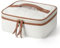TOURIT Kühltasche Klein Isolierte Lunch Tasche 5L Leichte Picknicktasche für Büro, Arbeit, Picknick,Beige weiß