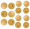 Maple Hinged Plastic Screw Cover Caps Pozi Screw Cap Covers Push Fit Folding Screw Cover Cap Snap Washer Covers Flip Tops for Covering Screw Heads Pack of 50.