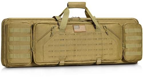 CVLIFE 36 Soft Rifle Case Double Rifle Bag Long Gun Bag Backpack Shooting
