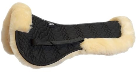 Scharenberg - Lammfell Sattelkissen m.Fellrand vorne+hinten