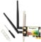 WiFi 6 Card PCIe with Bluetooth 5.2, Intel WiFi 6 AX200 Chip, 2974Mbps Dual Band (2.4Ghz/5Ghz) Wireless Network Card with MU-MIMO, Ultra-Low Latency, WiFi Adapter for Windows 11/10