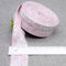 Schrägband Baumwolle 25mm Gefalzt 48 Farben zum nähen Nahtband (geblümt rosa,5 metre)