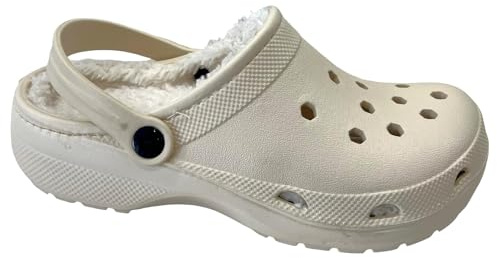 Mens Womens Clogs Fur Lined Slip ON Cosy Garden House Slippers Mules Sandals