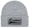 NIMAMA Mütze Beanie Dorfkind Wintermütze Statement Spruch Print Geschenk Unisex Strickmütze für Herren & Damen - Graumeliert