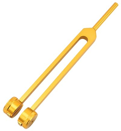 128 Hz-Stimmgabel,Medizinische Stimmgabel,Aluminiumlegierung Stimmgabel,Standard Stimmgabel Set,Stimmgabel Neurologie,Stimmgabel Therapie,Diapason 128 Hz (Golden)