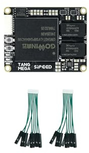 Sipeed Tang Mega 138K Dock Gowin GW5AST FPGA Development Board Kit, AE350 RISC-V CPU Lut4 Logic Unit, 1GB DDR3 RAM 128Mb Flash, GbE PCIe3 DVI PMOD Port, für IDE Programmierung Ausbildung (138K SoM)