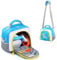 Carrying Case Compatible with Yoto Player (3rd Gen.), Dual Openings Storage Bag for Kids Audio Music Player, HeadPhone and Audiobook Cards (Sky Blue)