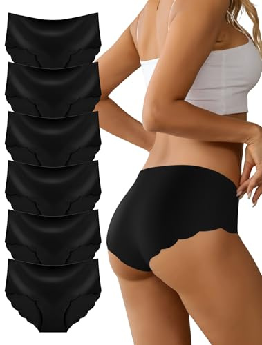 Dawnrole Unterhosen Damen Seamless Slips Nahtlo Hipster Unsichtbare Atmungsaktiv Bequeme Schlüpfer Unterwäsche Frauen