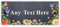 Personalised Plaque Slate House Signs Natural Slate House Numbers Plaques Welcome Sign Door Wall Sign Yard Signs Home Decor Gifts for Outside with Wall Fixings(Design 3)