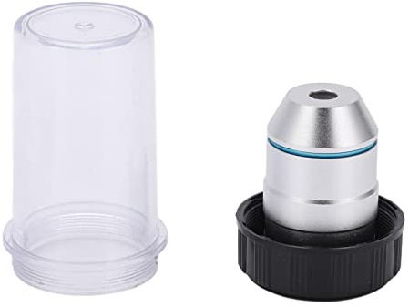 Ausla 1X Mikroskop-Objektiv, Kupferachromatisches Objektiv mit Geringer Leistung, 20,2 Mm RMS-Gewinde für Biologische Mikroskope, Helle Bildgebung und Breiteres Sichtfeld