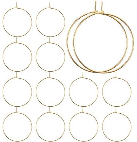 JOYOFREELY 150pcs Wine Glass Clips with Unique Elegant Design, Made of Sturdy Electricting Plate, Easy to Use and Resistant to Deformation, for Events and Occasions