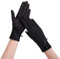 JIAHG Women Touchscreen Gloves Summer Driving Mittens Ladies Lace Full Finger Gloves Mesh Floral Cycling UV Protection Handwear, One Size, Spot Black