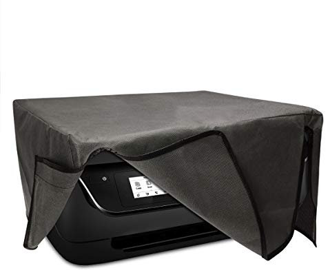 kwmobile Cover kompatibel mit HP OfficeJet 3831 - Tasche Hülle Drucker - Staubschutzhülle Schutzhaube Schutzhülle - Dunkelgrau