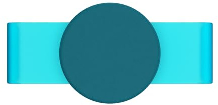 PopSockets: PopGrip Slide Non-Adhesive Phone Grip & Stand with a Swappable Top for iPhone 11 Pro Max Silicone Case - Turbo Ice