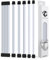 Reaper Cable Sleeved PSU Extension Set - Power Supply Extensions - 1x 24 Pin/ 2x 8 Pin/ 2x 6 Pin/ 1x 4+4 Pin - With Combs - 30cm (White)