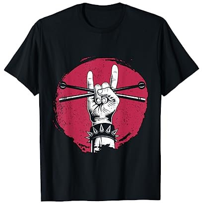 Punk Band Geschenk Schlagzeug T-Shirt