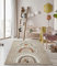the carpet Monde Kids Moderner Weicher Kinderteppich, Weicher Flor, Pflegeleicht, Farbecht, Lebendige Farben, Regenbogen Muster, Beige, 120 x 170 cm