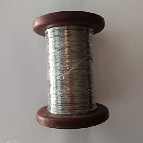 JINGERL 0.3mm SS316 Edelstahl Warmgewalzte kaltgewalzte Draht Helle weiche 100 Meter Seilschmucksraht-Finnhing-Linie
