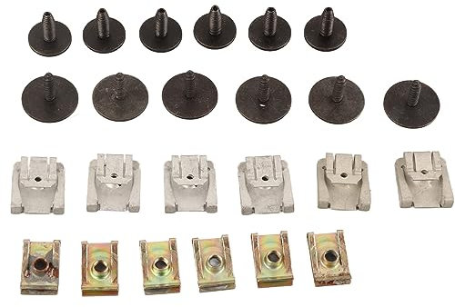 Ymiko Motorunterboden-Clips, Motor-Unterbodenschutz-Clips Abdeckungsschraubensatz Metall Kompatibel mit E-Klasse W211 2002-2008