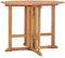 vidaXL Teak Massiv Garten Esstisch Klappbar Gartentisch Holztisch Klapptisch Gartenmöbel Tisch Terrassentisch Massivholztisch Outdoor 90x90x75cm