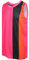 Dehaner Basketball-Trikot für Herren, Mesh-Training, Übung, Sport, Team-Uniformen, Fans-Outfits, Schwarz/Orange gestreift-rosa Jersey, Mittel
