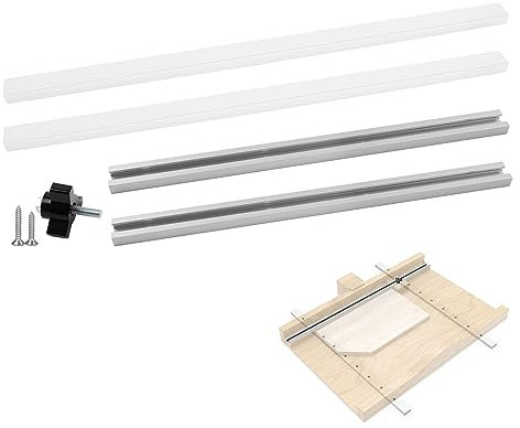 DIY Crosscut Table Saw Sled Kit with a Specific Guide Booklet to Build Your Own Tablesaw for More Accurate and Safer Saw Working, Table Saw Accessories, Pack of 1
