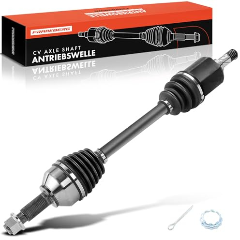 Frankberg 1x Antriebswelle Antriebsachse Schaltgetriebe Vorderachse Links | Kompatibel mit Qashqai +2 I J10 JJ10E NJ10 1.5 dCi 2007-2013 Replace# 39101JD528